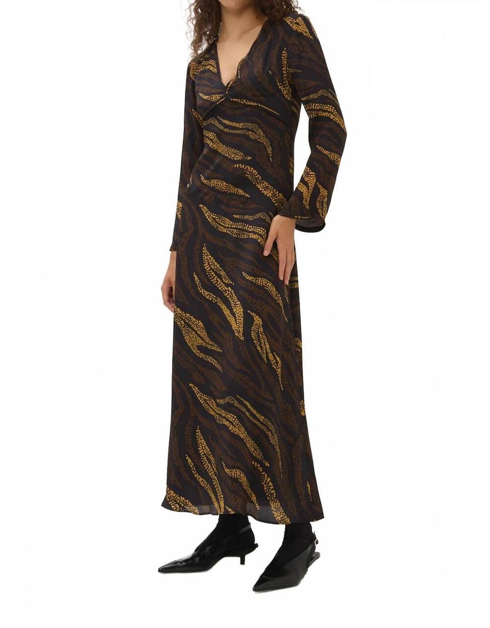 NEW MARIA CHER bowie cheryl maxi dress in black